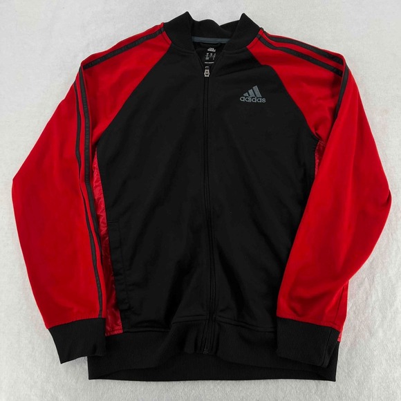 ADIDAS Men's Logo Tracksuit Top Jacket Colourblock Full Zip Size Medium - Picture 1 of 8